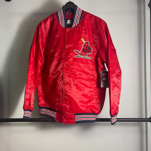 Starter Black Label St. Louis Cardinals Bomber Jacket Size L